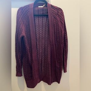 Kimchi blue purple cardigan